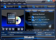 Bigasoft DVD to iPad Converter screenshot